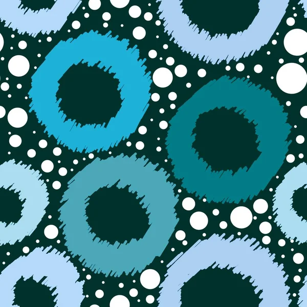 Abstrakcyjny Geometryczny Okrąg Bezszwowy Wzór Dla Dzieci Pościeli Tkanin Oraz — Zdjęcie stockowe