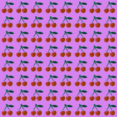 Kumaşlar, tekstil, ambalaj kağıtları, ambalaj kağıtları, hobiler ve çocuklar için vişne baskısı. Yüksek kalite fotoğraf