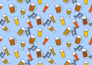 Ekim Festivali kumaşlar, ambalaj kağıtları, menüler, defterler ve ambalajlar için kusursuz bira kalıbı. Yüksek kalite fotoğraf