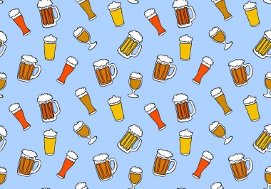 Ekim Festivali kumaşlar, ambalaj kağıtları, menüler, defterler ve ambalajlar için kusursuz bira kalıbı. Yüksek kalite fotoğraf