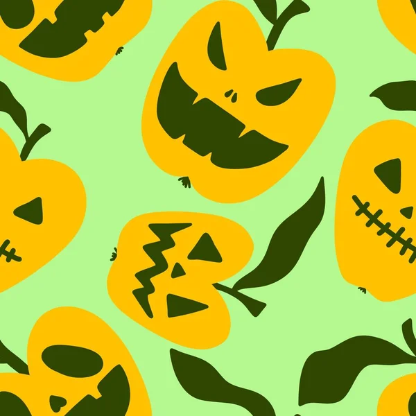 Halloween Rajzfilm Dühös Alma Vámpír Zökkenőmentes Minta Ruhák Nyomtatása Csomagolópapír — Stock Fotó