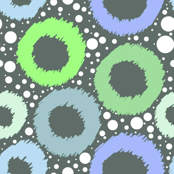 Abstrakte Geometrische Kreis Nahtlose Muster Für Kinder Und Bettwäsche Und — Stockfoto
