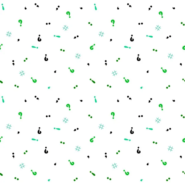 Punctuation marks seamless school pattern for kids and students for notebooks and clothes print and fabrics and hobbies and wrapping paper. High quality illustration