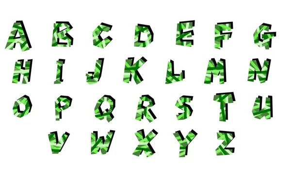 Alfabet Set Voor Kaarten Geschenken Kinderen Kleuterschool Stickers Hobby Hoge — Stockfoto