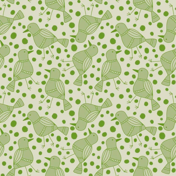 Cartoon doodle seamless birds pattern for fabrics and wrapping paper and notebooks and linens and kids. High quality photo