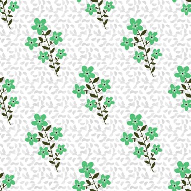 Kumaşlar, tekstil, ambalajlar, hediyeler, kartlar, çarşaflar ve çocuklar için çiçeksiz çiçek deseni. Yüksek kalite fotoğraf