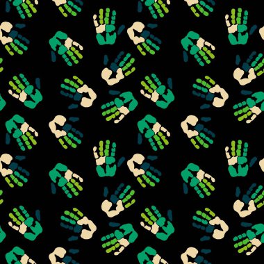 Okul, kumaşlar, çocuklar, hobiler, ambalaj kağıtları, defterler ve kıyafet baskıları için el izi olmayan takım çalışması. Yüksek kaliteli illüstrasyon