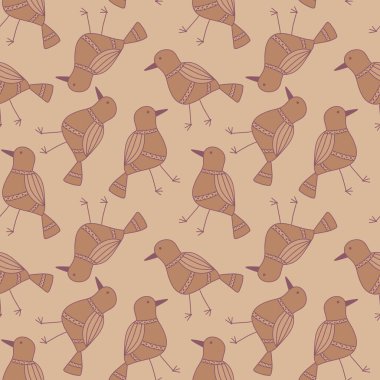 Çizgi filmlerde kumaşlar, ambalaj kağıtları, defterler, çarşaflar ve çocuklar için kusursuz kuş desenleri vardır. Yüksek kalite fotoğraf