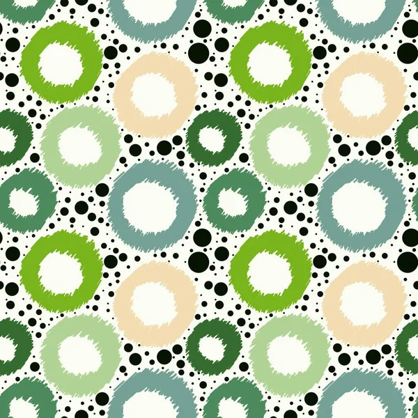 Abstract Geometric Circle Seamless Pattern Kids Linens Fabrics Wrapping Paper — Stock Photo, Image