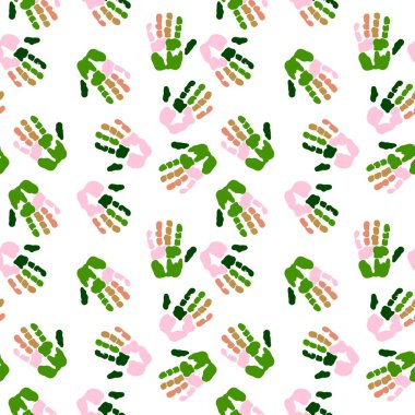 Okul, kumaşlar, çocuklar, hobiler, ambalaj kağıtları, defterler ve kıyafet baskıları için el izi olmayan takım çalışması. Yüksek kaliteli illüstrasyon