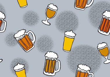Kağıt, menü, kıyafet baskısı, aksesuarlar, not defterleri ve festival için kusursuz ahşap şablonu. Yüksek kaliteli illüstrasyon