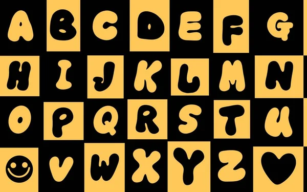 Modèle Alphabet Anglais Scolaire Pour Les Enfants Les Tissus Papier — Photo