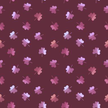 Kağıt, giysi baskısı, not defterleri ve şenlik için yonca ile kusursuz Aziz Patrick günü deseni. Yüksek kaliteli illüstrasyon