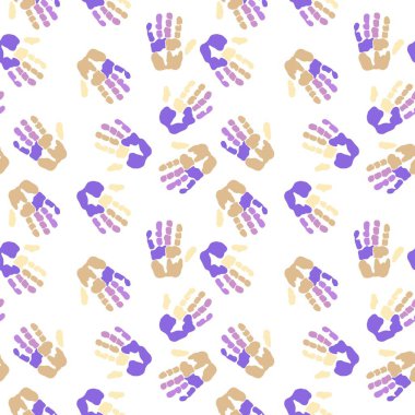 Okul, kumaşlar, çocuklar, hobiler, ambalaj kağıtları, defterler ve kıyafet baskıları için el izi olmayan takım çalışması. Yüksek kaliteli illüstrasyon