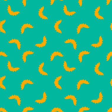 Halloween seamless neon bat silhouette pattern for wrapping paper and clothes print and fabrics and accessories and kids and festive. High quality illustration