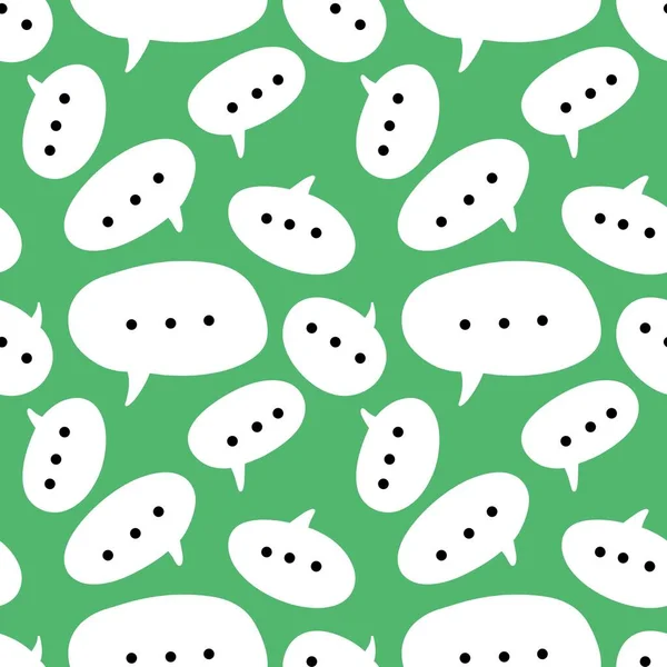 Messages seamless cartoon text bubble pattern for wrapping paper and kids and fabrics and accessories and clothes print. High quality illustration