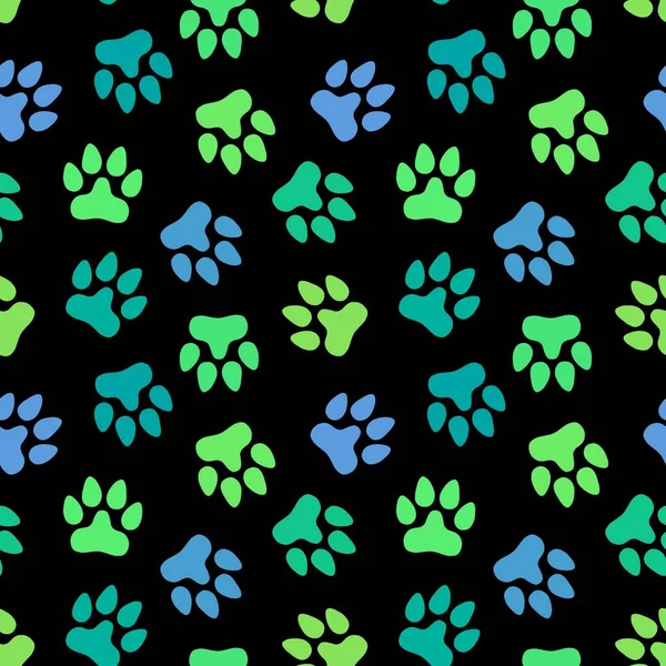 Animal seamless cat dog footprints pattern for wrapping paper and kids and clothes print and fabrics and hobbies. High quality illustration