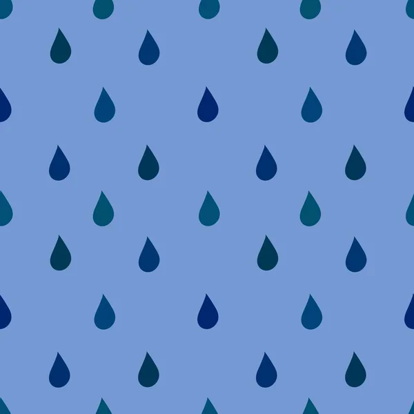 Simple Seamless Water Rain Drops Pattern Clothes Print Wrapping Paper — Stockfoto