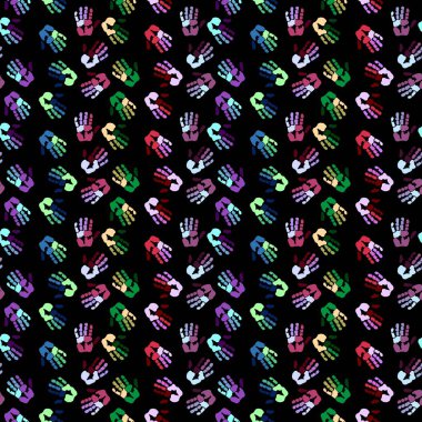 Okul, kumaşlar, çocuklar, hobiler, ambalaj kağıtları, defterler ve kıyafet baskıları için el izi olmayan takım çalışması. Yüksek kaliteli illüstrasyon