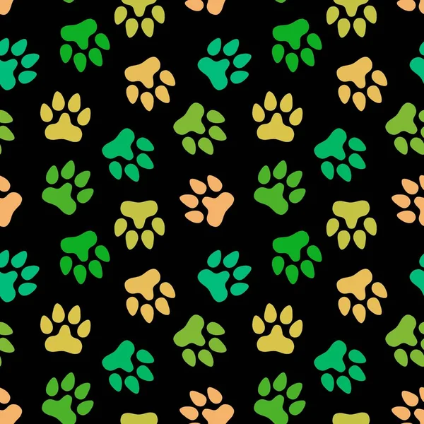 Animal seamless cat dog footprints pattern for wrapping paper and kids and clothes print and fabrics and hobbies. High quality illustration