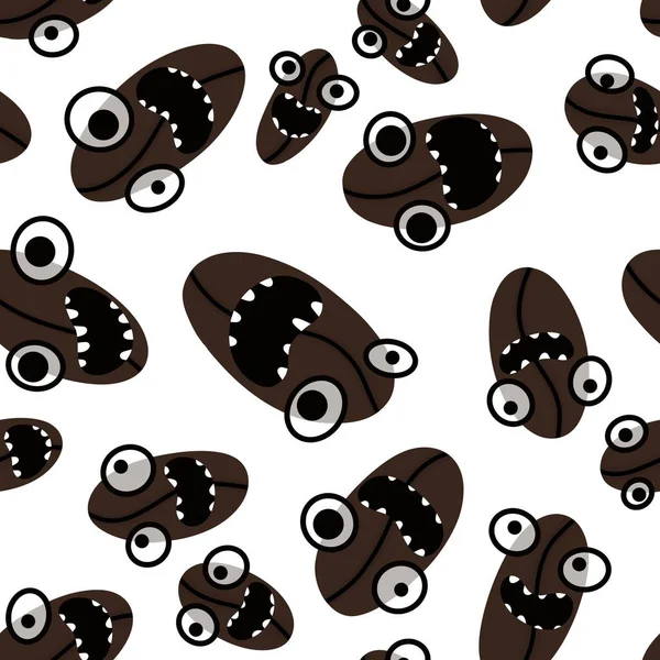 Cartoon breakfast seamless coffee character pattern for clothes print and wrapping paper and menu and shops and accessories and notebooks. High quality illustration