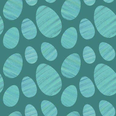 Paket kağıdı, not defteri, çocuklar, hobiler ve kıyafet baskısı için bahar, paskalya renksiz yumurta deseni. Yüksek kaliteli illüstrasyon