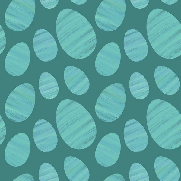 Padrão Ovos Páscoa Sem Costura Primavera Para Papel Embrulho Cadernos — Fotografia de Stock