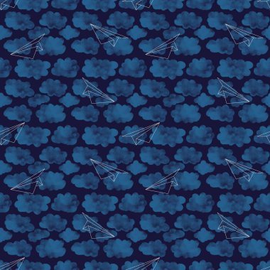 Çocuklar kağıt ve giysi baskıları, kumaşlar, aksesuarlar ve defterler için pürüzsüz kağıt origami desenleri taşıyorlar. Yüksek kaliteli illüstrasyon