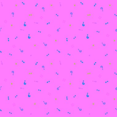 Noktalama işaretleri çocuklar için ve öğrenciler için not defterleri, kıyafet baskıları, kumaşlar, hobiler ve ambalaj kağıtları için kusursuz bir okul düzeni. Yüksek kaliteli illüstrasyon