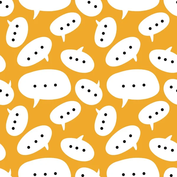 Messages seamless cartoon text bubble pattern for wrapping paper and kids and fabrics and accessories and clothes print. High quality illustration