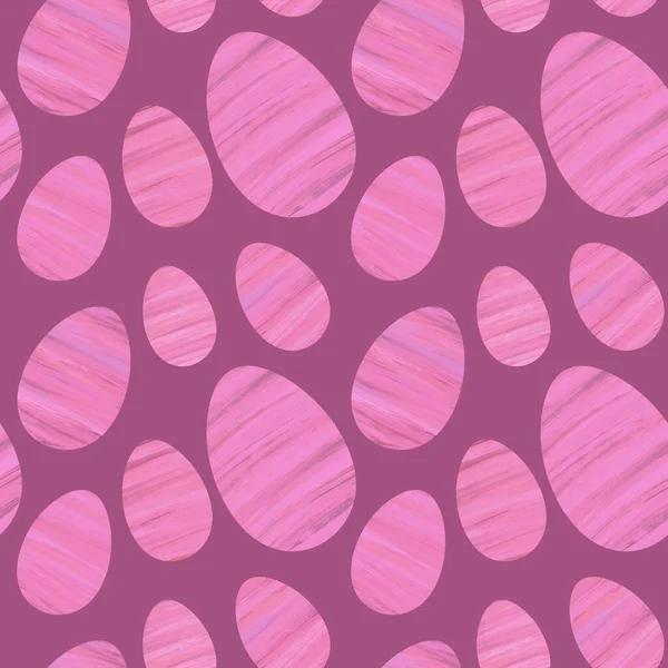 Spring Seamless Easter Coloured Eggs Pattern Wrapping Paper Notebooks Kids — Photo