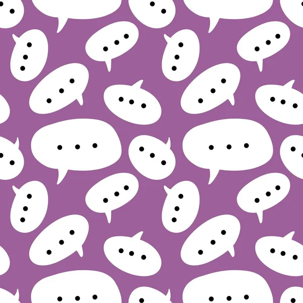 Messages seamless cartoon text bubble pattern for wrapping paper and kids and fabrics and accessories and clothes print. High quality illustration