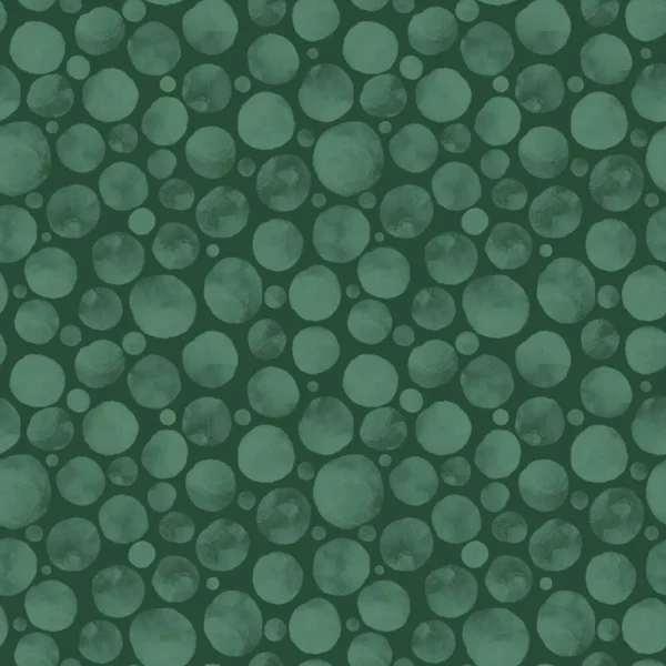 Polka Dots Watercolor Seamless Water Drops Pattern Fabrics Clothes Print — Stock Fotó
