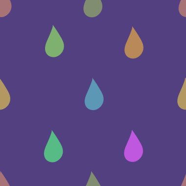 Kıyafet baskısı, ambalaj kağıdı, not defteri, aksesuar ve kumaşlar için su damlaları. Yüksek kaliteli illüstrasyon