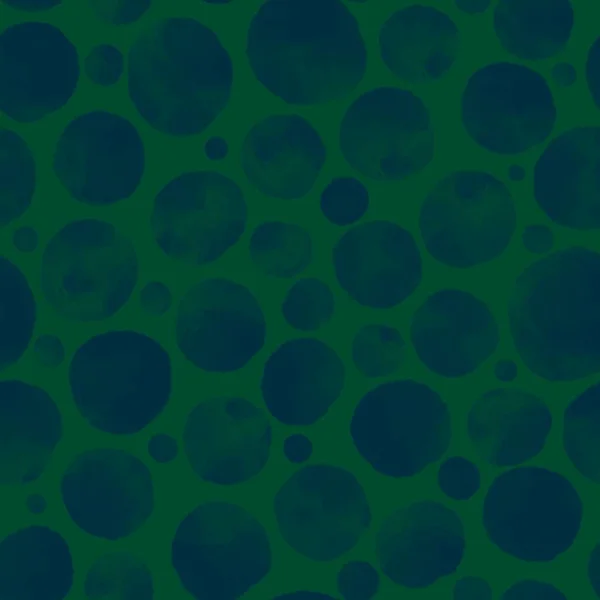 Polka Dots Watercolor Seamless Water Drops Pattern Fabrics Clothes Print — Stok fotoğraf