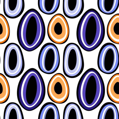 Summer seamless magic evil eye pattern for fabrics and textiles and packaging and gifts and cards and linens and wrapping paper. High quality illustration