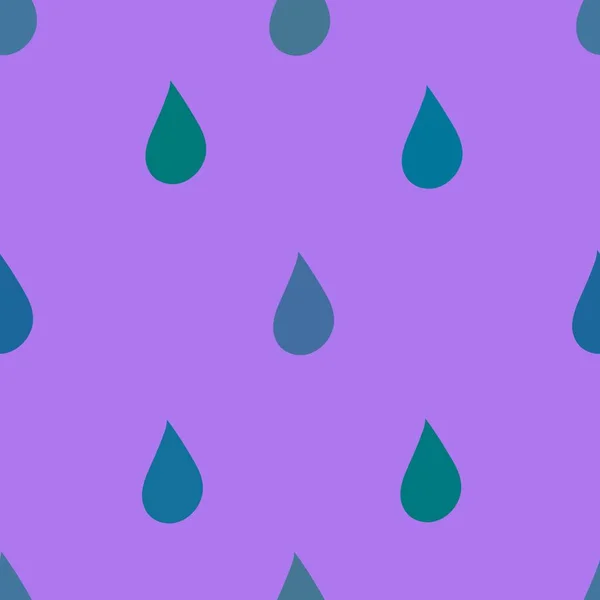 Simple Seamless Water Rain Drops Pattern Clothes Print Wrapping Paper — Foto de Stock