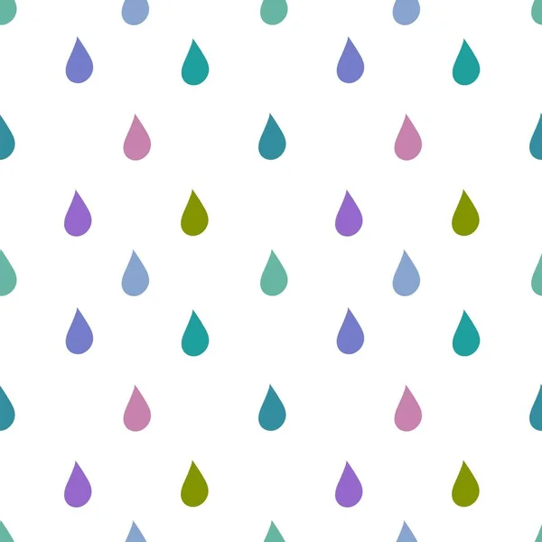 Simple Seamless Water Rain Drops Pattern Clothes Print Wrapping Paper — Stock Fotó