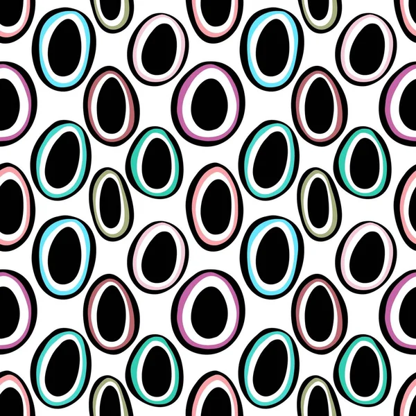 Summer Seamless Magic Evil Eye Pattern Fabrics Textiles Packaging Gifts — Stockfoto