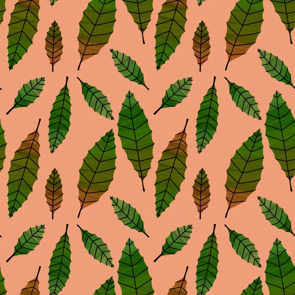 Autumn floral seamless cartoon leaves pattern for clothes print and kids and school accessories and notebooks and fabrics and wrapping. High quality illustration