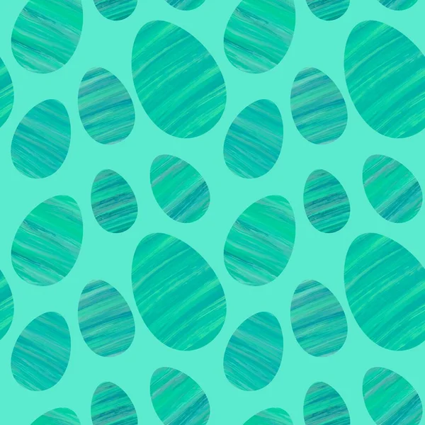 Spring Seamless Easter Coloured Eggs Pattern Wrapping Paper Notebooks Kids — Stockfoto