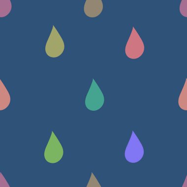 Kıyafet baskısı, ambalaj kağıdı, not defteri, aksesuar ve kumaşlar için su damlaları. Yüksek kaliteli illüstrasyon