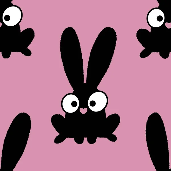 Cartoon rabbit seamless new year 2023 pattern for kids clothes print and accessories and notebooks and fabrics and Christmas wrapping paper. High quality illustration