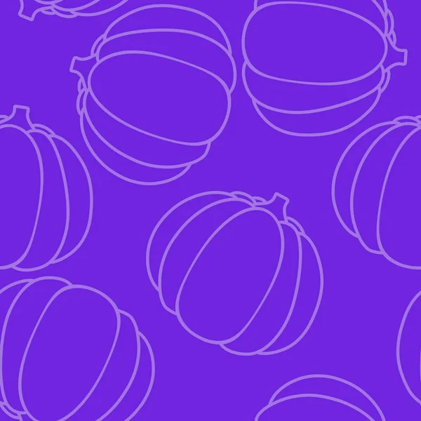 Autumn cartoon line art seamless pumpkins pattern for clothes print and wrapping paper and notebooks and kids accessories and fabrics. High quality illustration