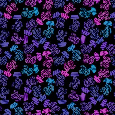 Summer cartoon seamless cactus floral pattern for clothes print and kids accessories and notebooks and fabrics and wrapping paper. High quality illustration