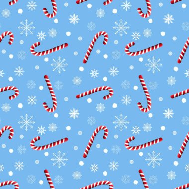 Winter festive seamless Christmas mint candy pattern for kids clothes print and accessories and notebooks and wrapping paper and new year gift box. High quality illustration