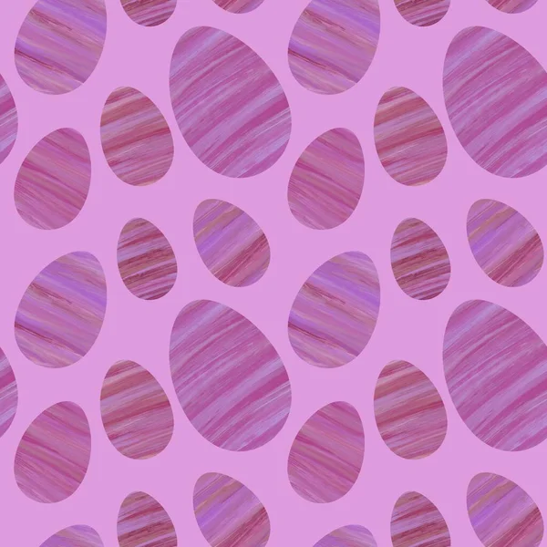 Spring Seamless Easter Coloured Eggs Pattern Wrapping Paper Notebooks Kids — 스톡 사진