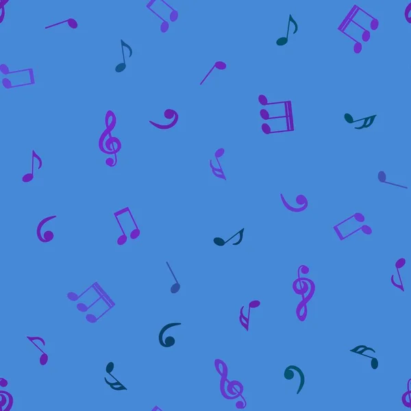 Abstract Sign Symbols Seamless Music Notes Pattern Wrapping Paper Kids — 图库照片