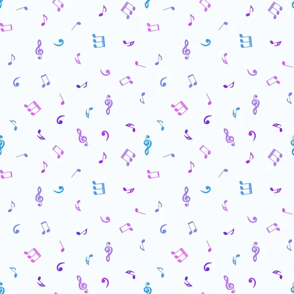 Abstract sign symbols seamless music notes pattern for wrapping paper and kids fabrics and clothes print and accessories and study notebooks. High quality illustration