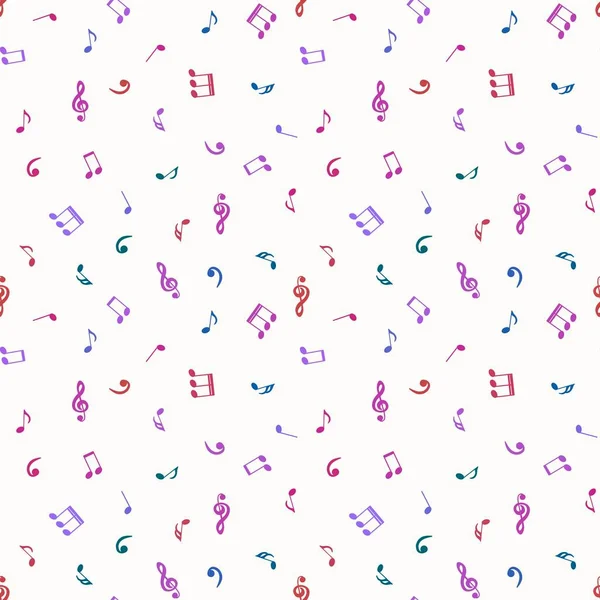 Abstract Sign Symbols Seamless Music Notes Pattern Wrapping Paper Kids — Fotografia de Stock